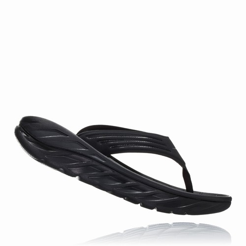 Hoka One One ORA RECOVERY FLIP 2 Sandals For Men India Black IN-3198